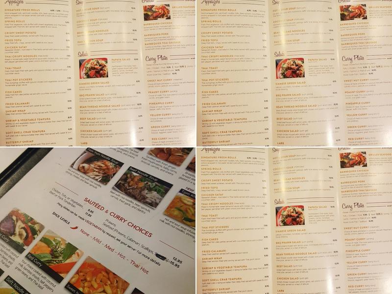 Thai Basil Menu