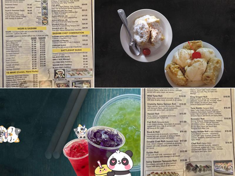 Thai Bistro & Sushi Menu