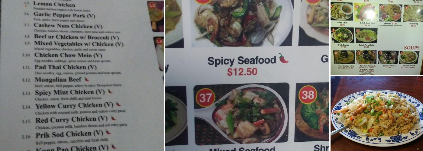 Thai Food Express Menu