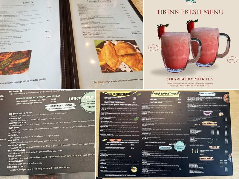 Thai Kitchen Temecula Menu