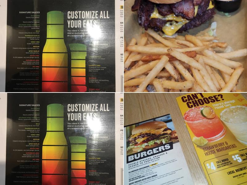 Buffalo Wild Wings Menu