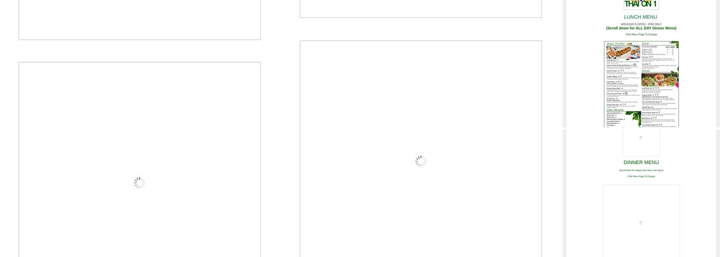 Thai On 1 - Belltown Menu