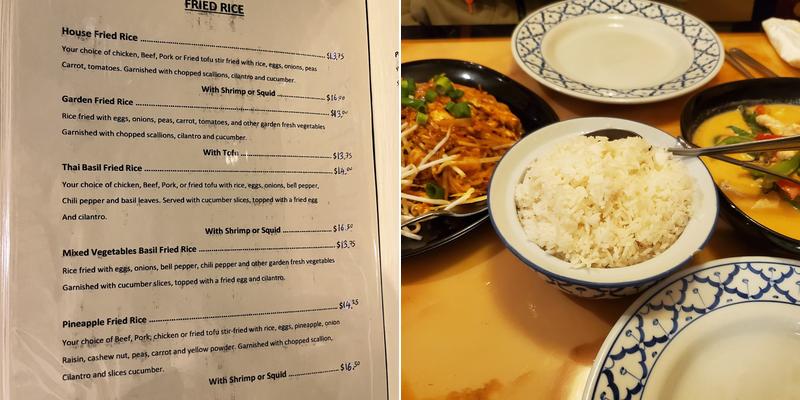 Thai Orchid Menu