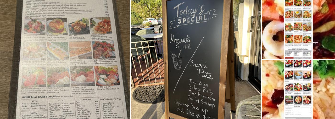 Thaicoon & Sushi Bar Menu