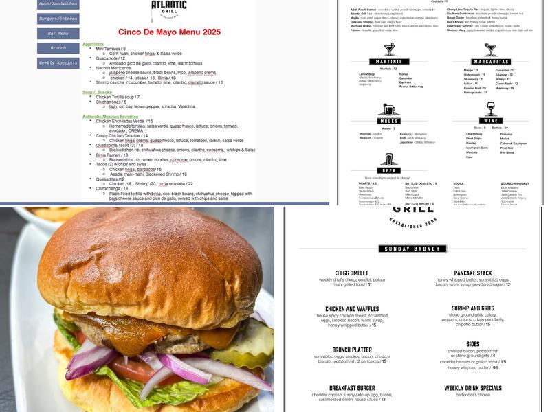 Atlantic Grill Menu