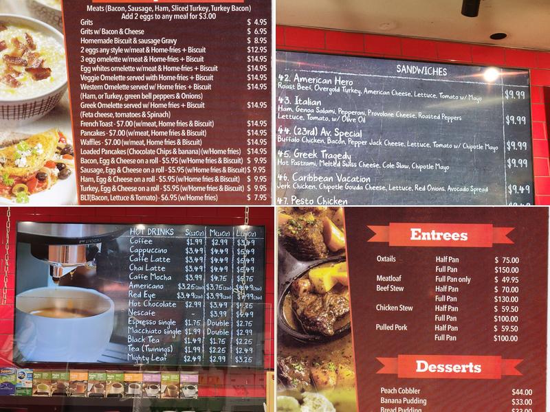 The Coffee Pot Menu
