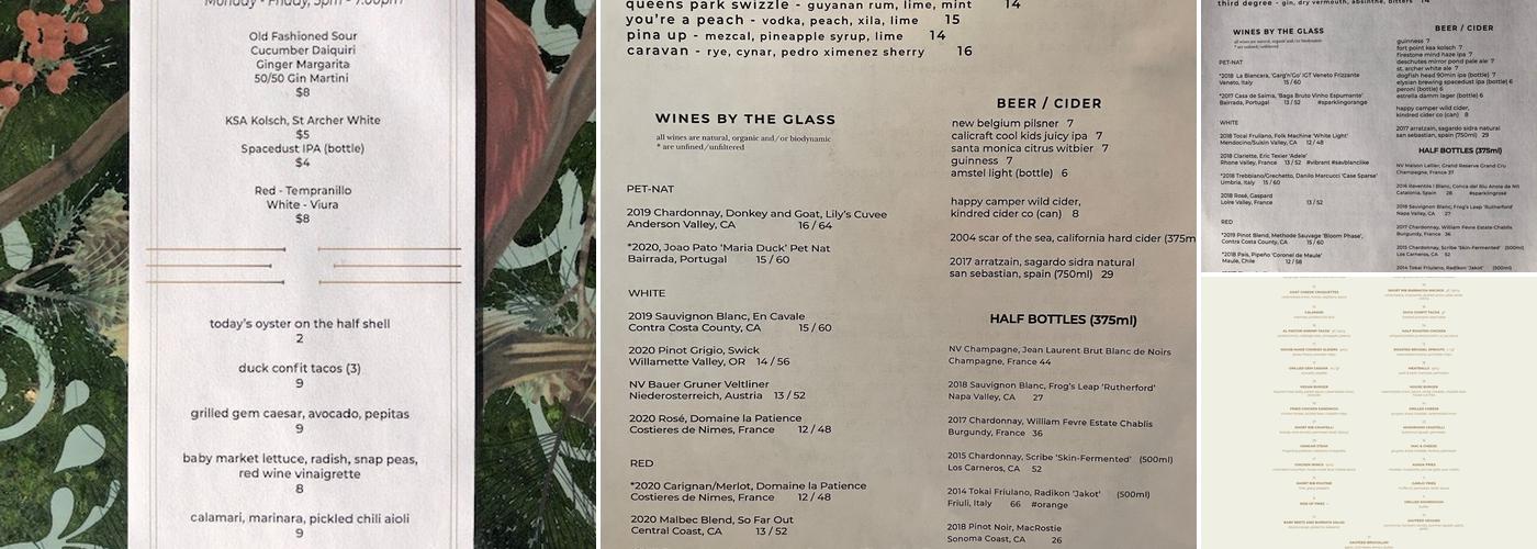The Edmon Menu