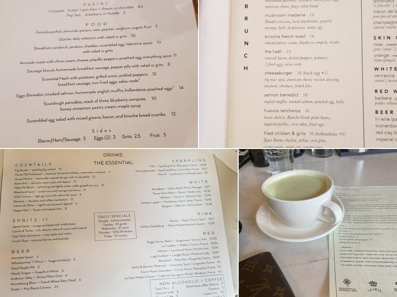 The Essential Menu