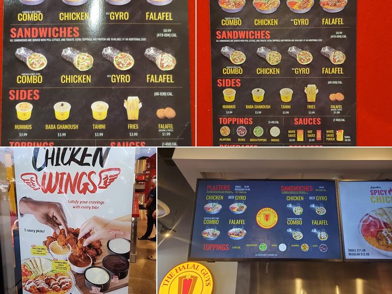 The Halal Guys Menu