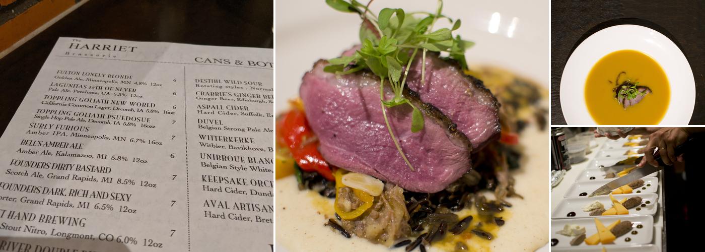 The Harriet Brasserie Menu