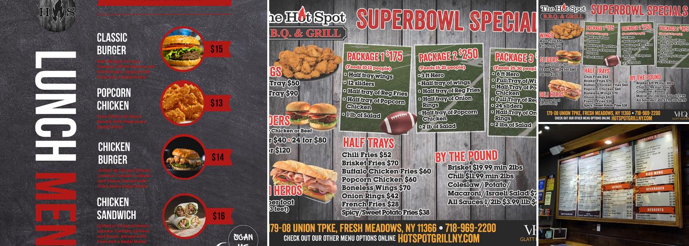 The Hot Spot BBQ & Grill Menu