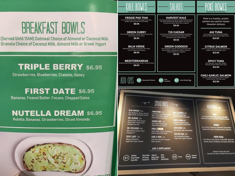 The Juice Shop Menu