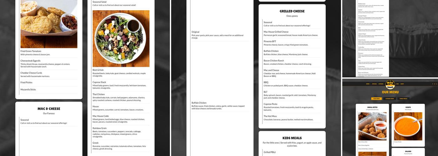 The Mac House Menu