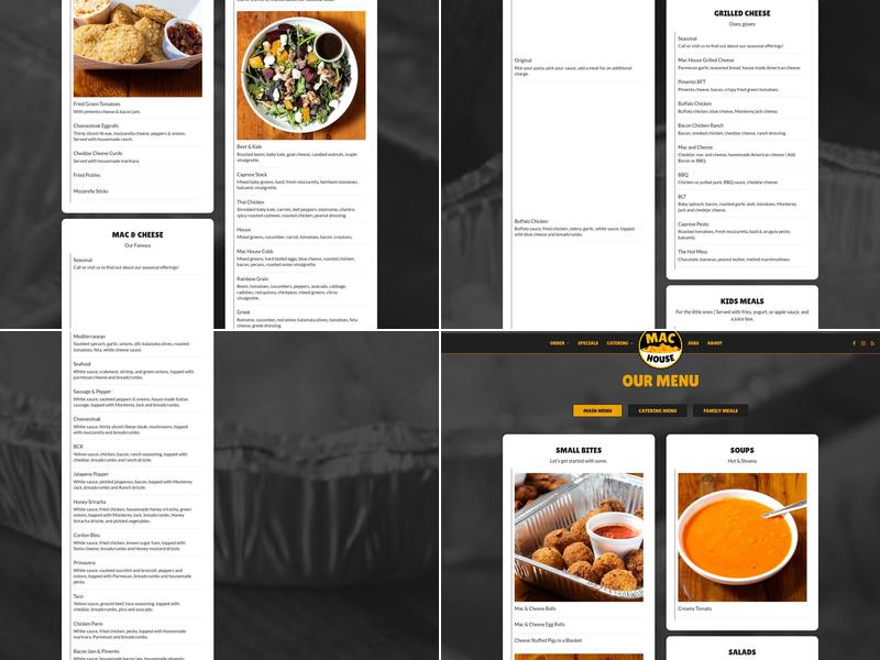 The Mac House Menu