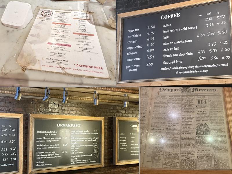 Thinking Cup Menu