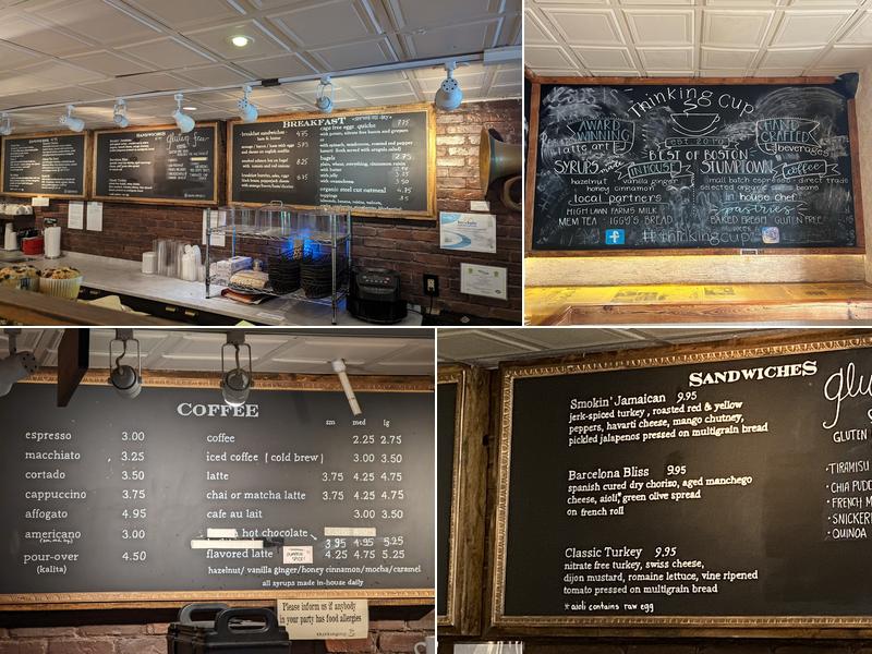 Thinking Cup Menu