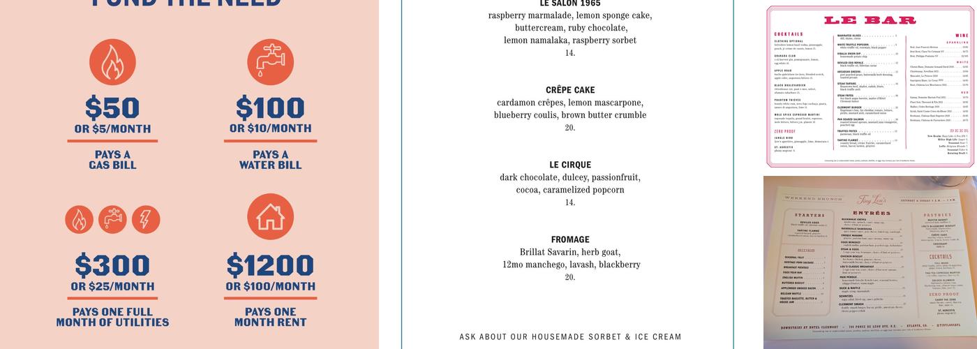 Tiny Lou's Menu