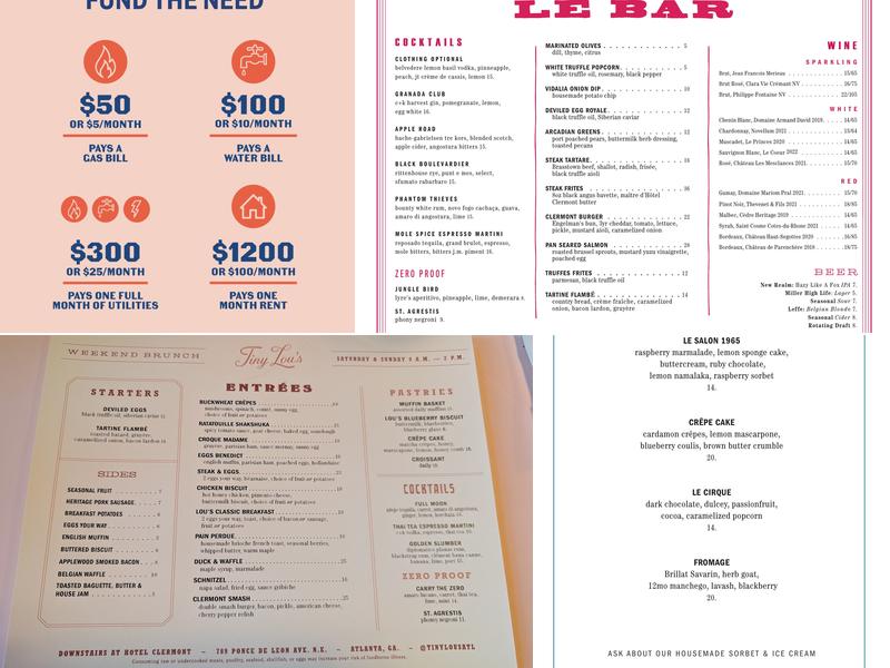 Tiny Lou's Menu