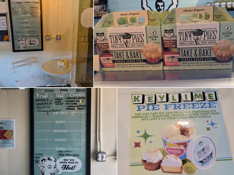 Tiny Pies Menu