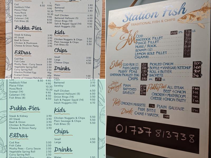 Station Fish Menu