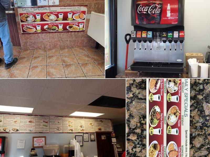 Tony’s Burrito Méx Menu