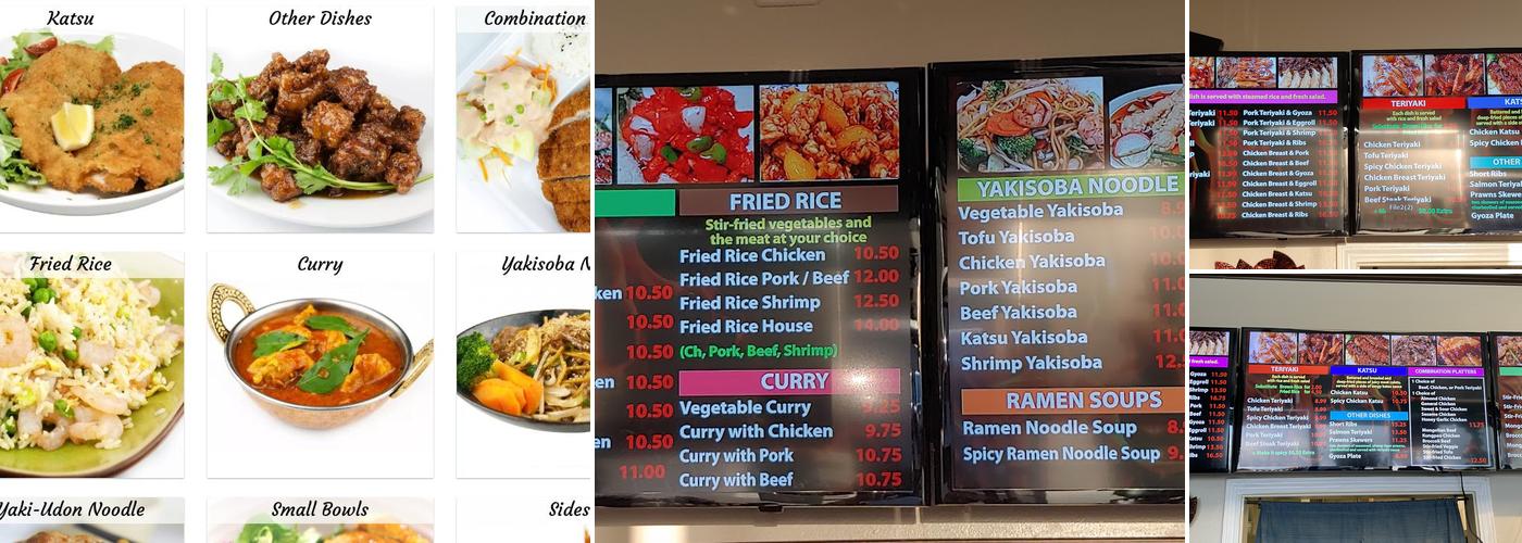 Toshi's Teriyaki Menu