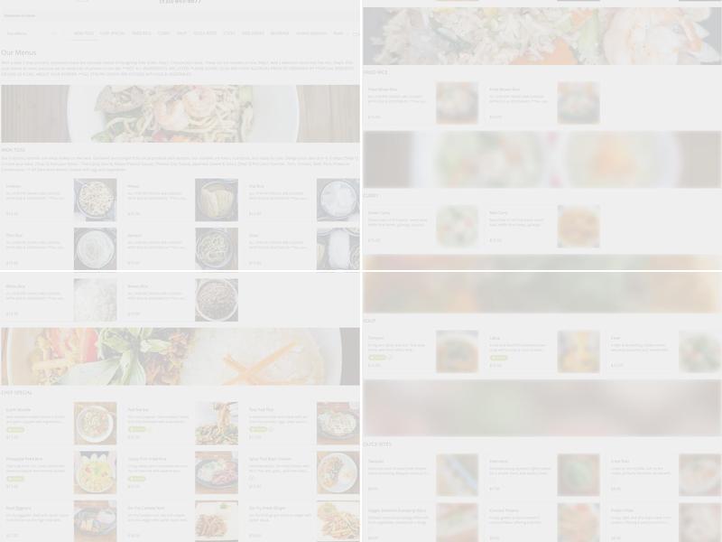 Toss Noodle Bar Menu