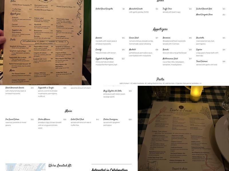 Tre Menu