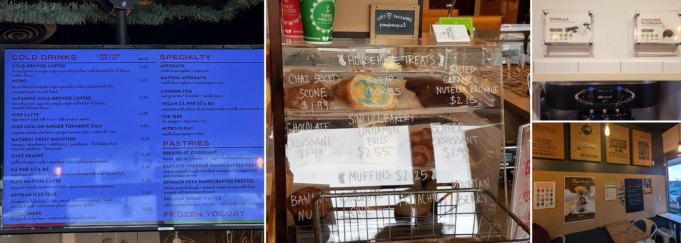 Tree House Menu