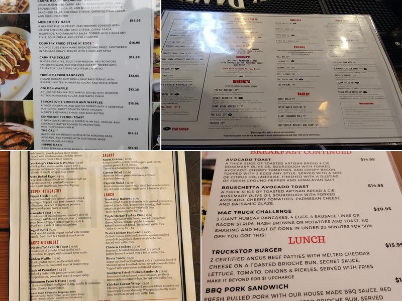Truckstop Menu