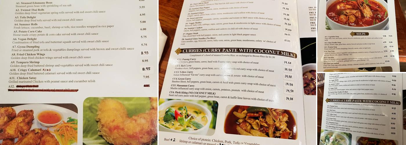 Twisted Noodles Menu