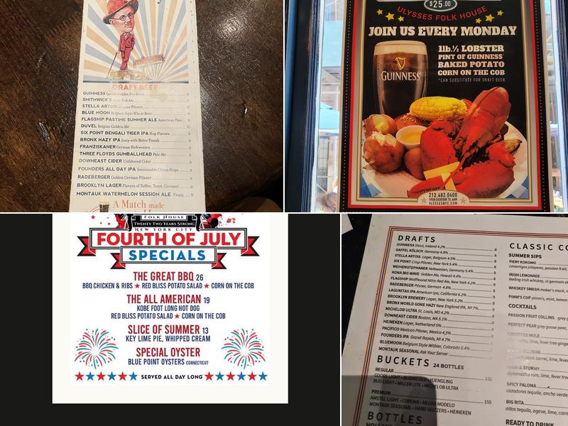 Ulysses' Menu