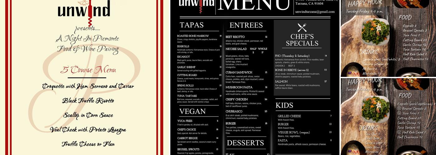 Unwind Menu