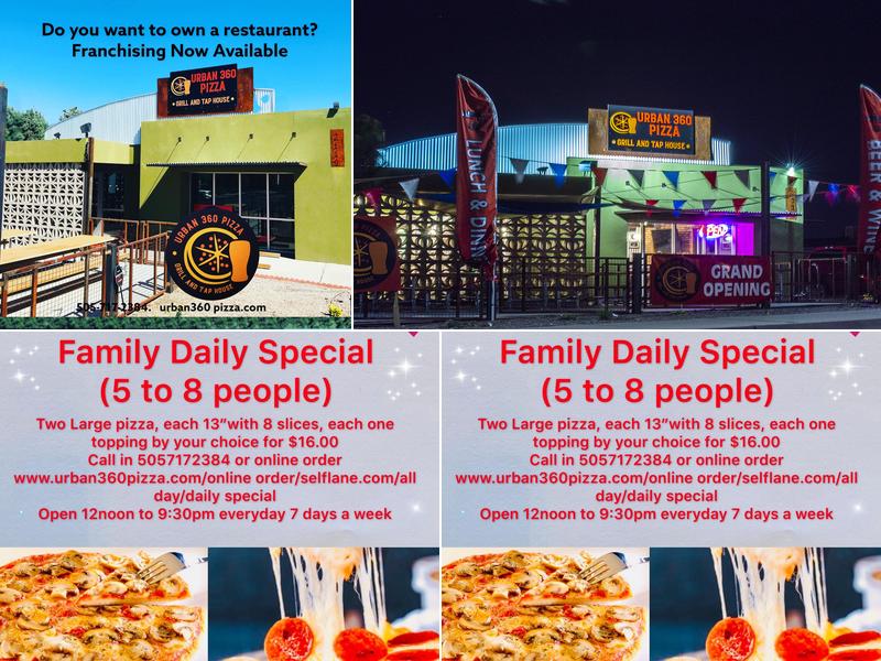 Urban 360 Pizza, Grill and Tap House