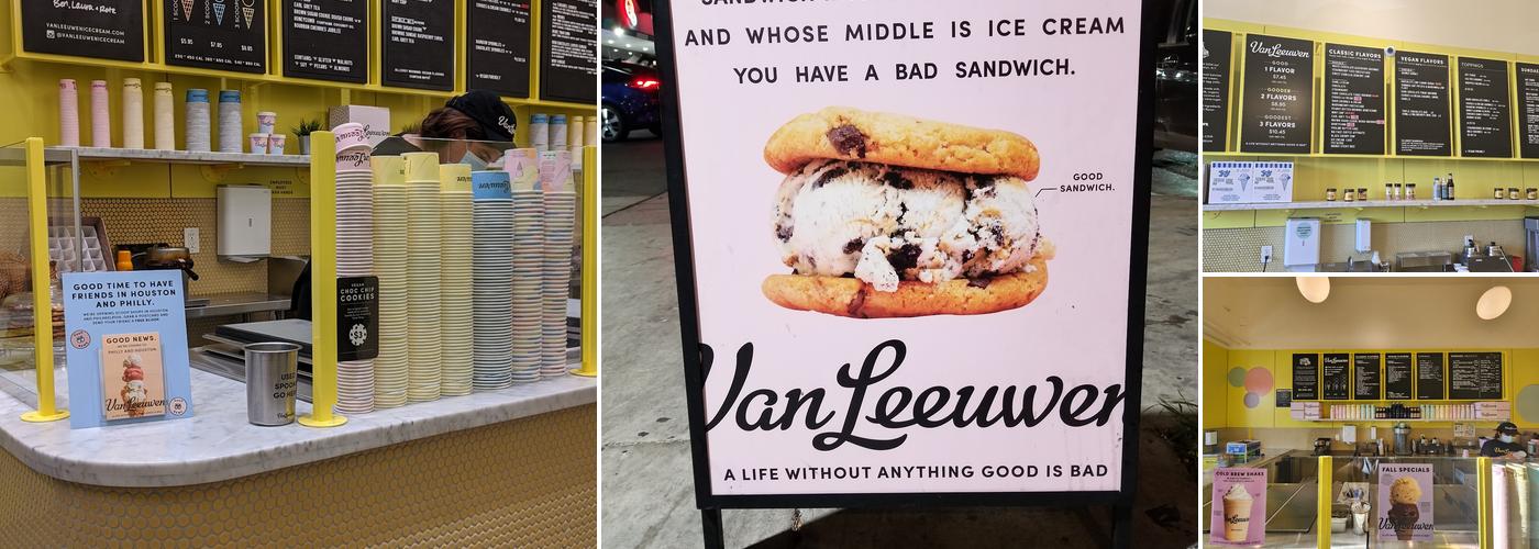 Van Leeuwen Ice Cream Menu