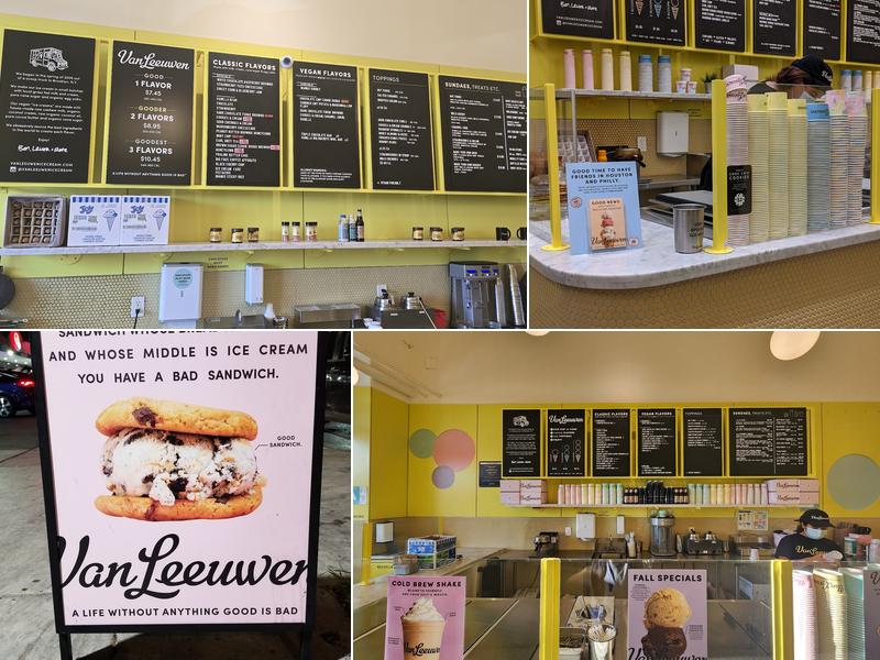 Van Leeuwen Ice Cream Menu