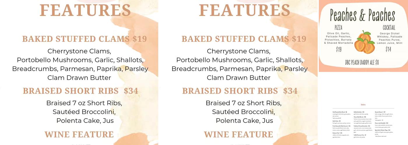 Viale Pizza & Kitchen Menu
