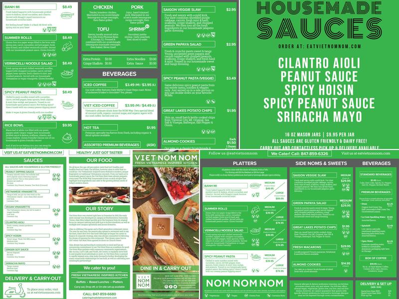 Viet Nom Nom Menu
