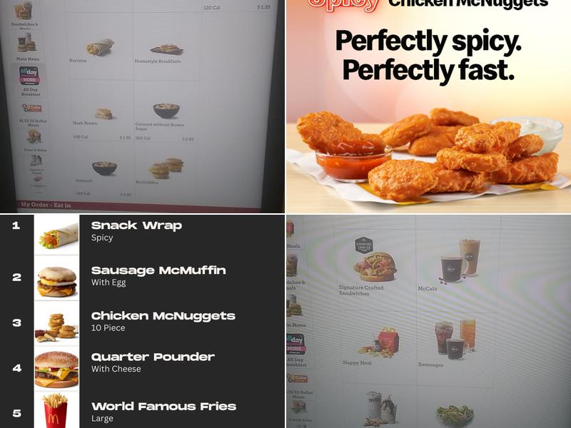 McDonald's Menu