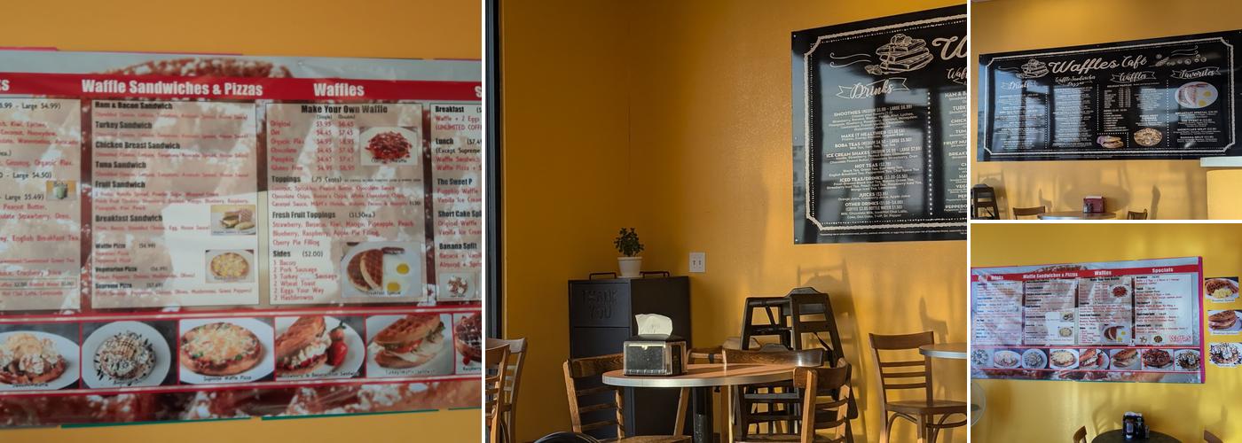 Waffles Cafe Menu