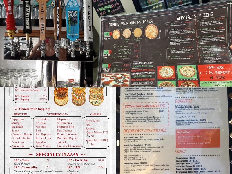 Wall ST Pizza Menu