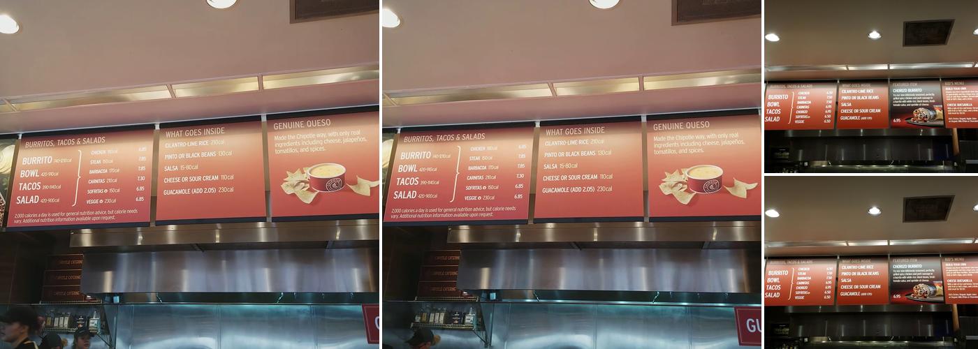 Chipotle Mexican Grill Menu