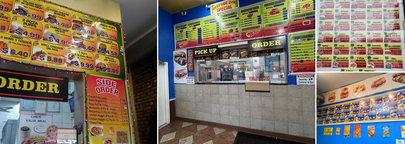 Westside Gyros Restaurant Menu