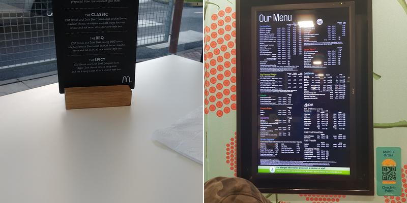 McDonald's Menu
