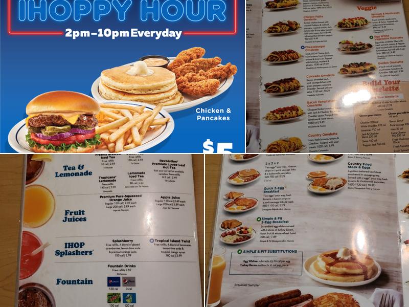 IHOP Menu