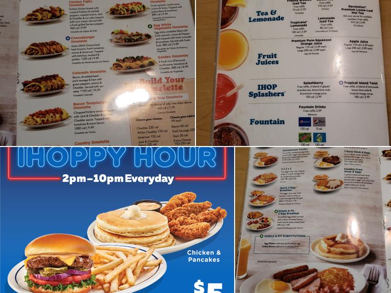 IHOP Menu