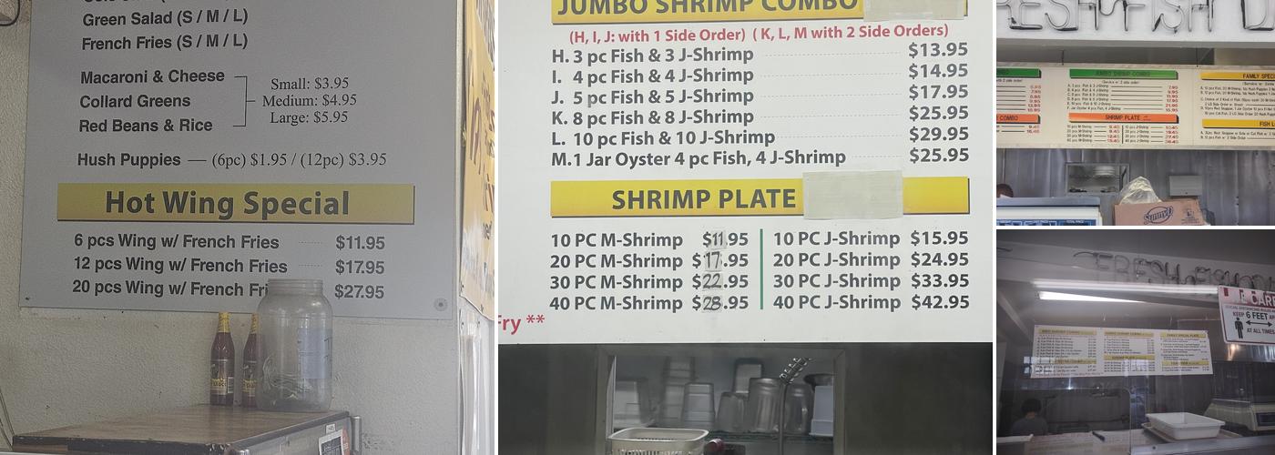 Whitehurst Menu