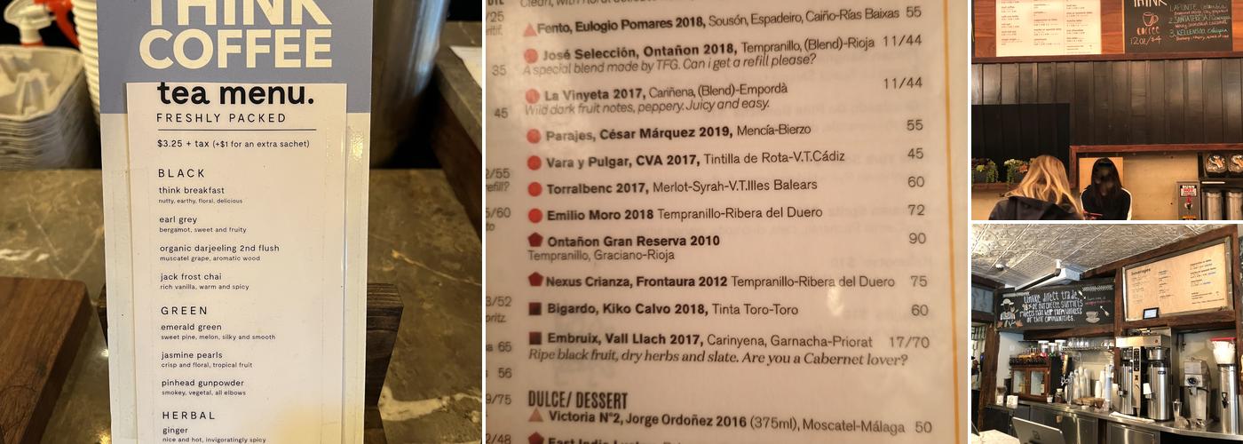 Think Coffee Menu