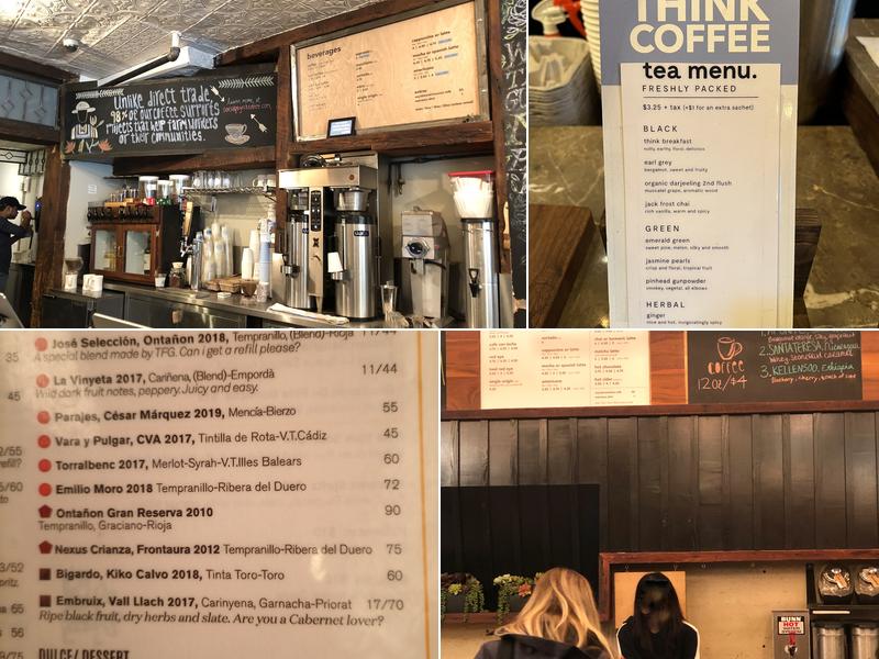 Think Coffee Menu