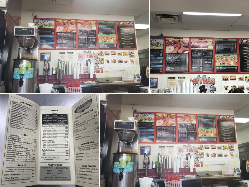 Wing Factory Menu